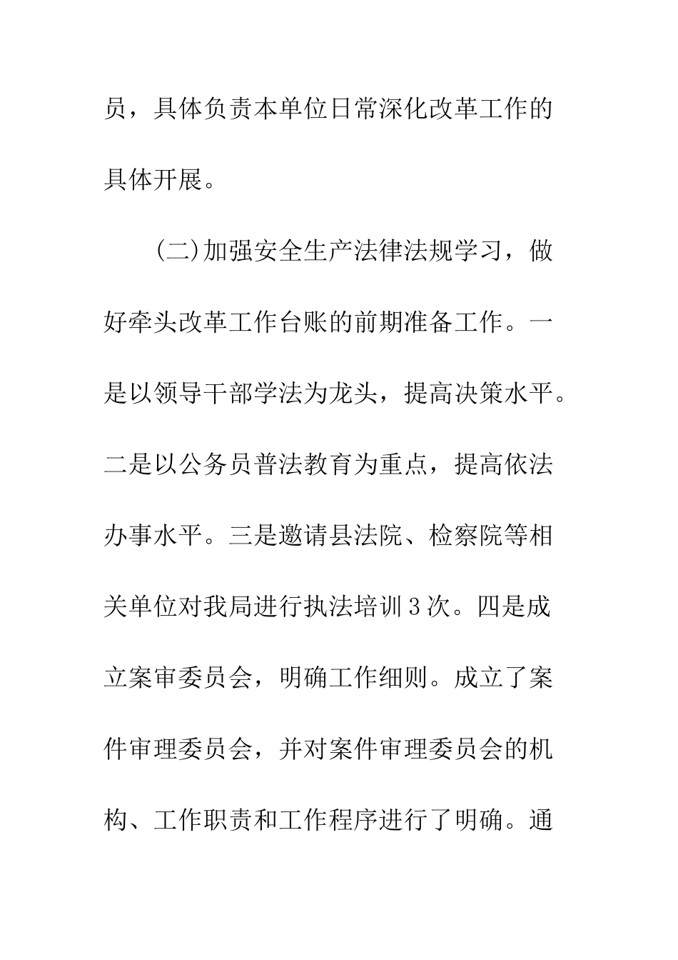 县安监局2025年度全面深化改革工作总结--精编范文_第3页