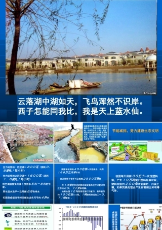 研讨课课件 节能减排，努力建设生态文明