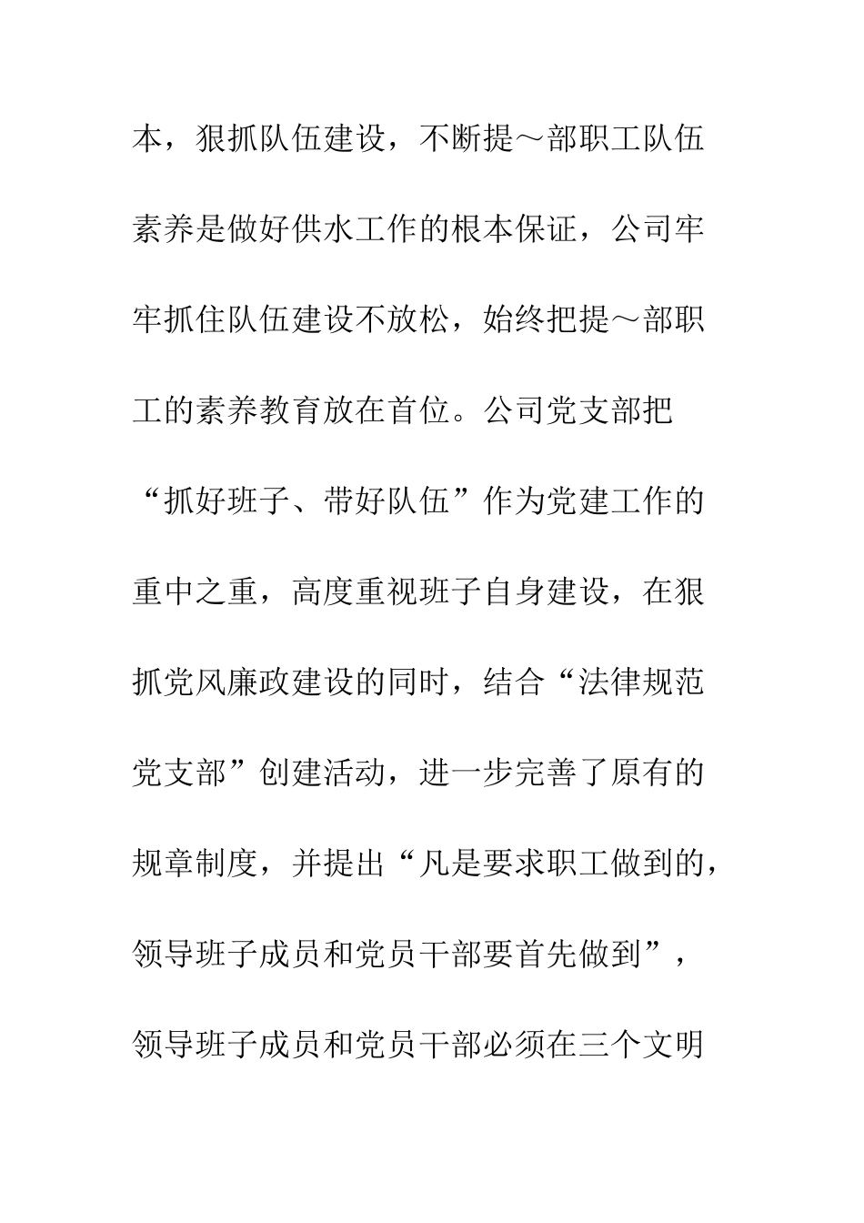 县自来水公司年度总结范文---精编范文_第2页