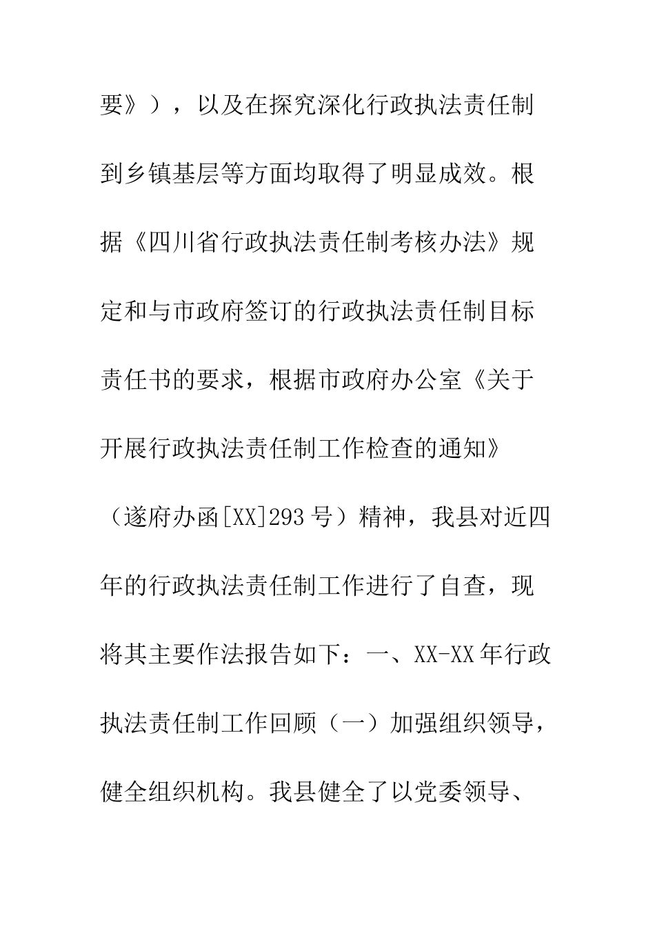 县行政执法责任制工作总结的报告--精编范文_第2页