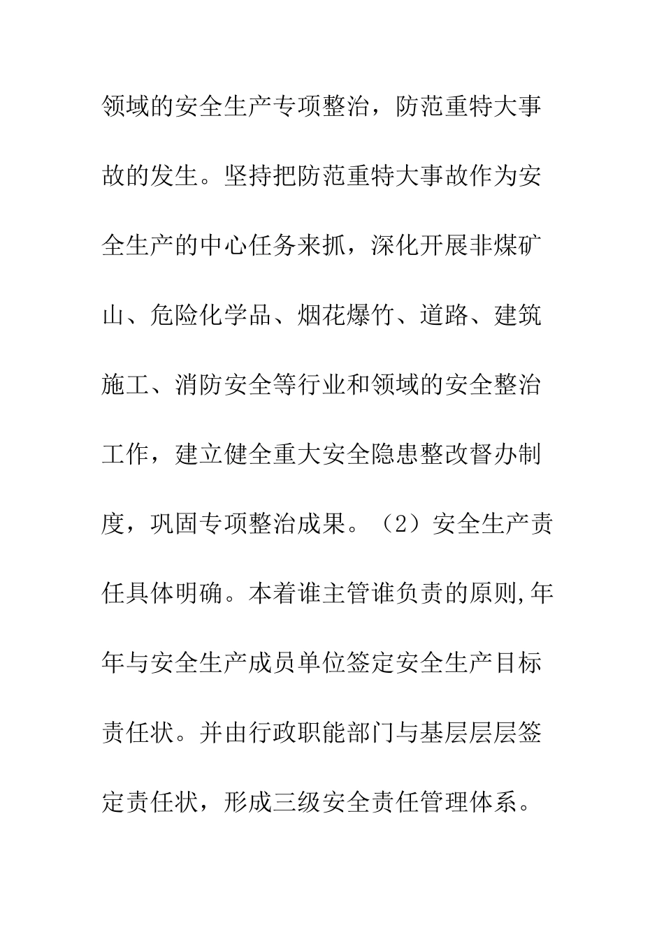 县重特大安全事故责任追究落实情况--精编范文_第3页