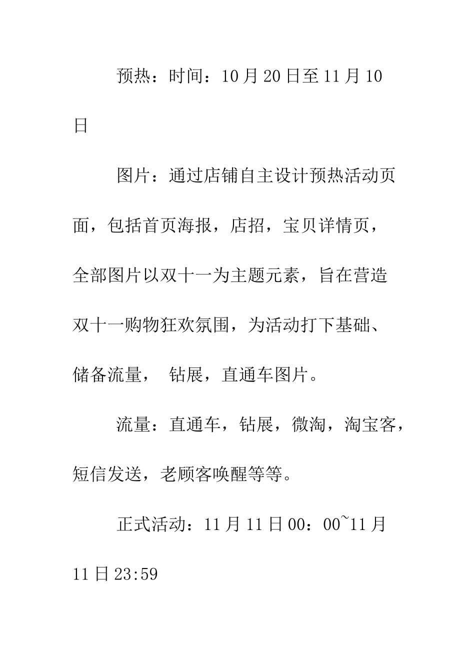 双十一活动方案2025--精编范文_第3页