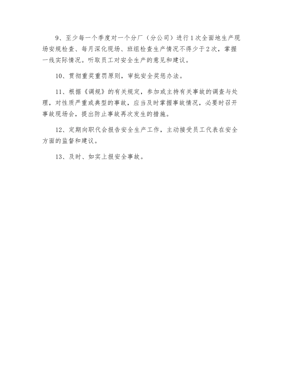 发电厂厂长岗位安全职责_第2页