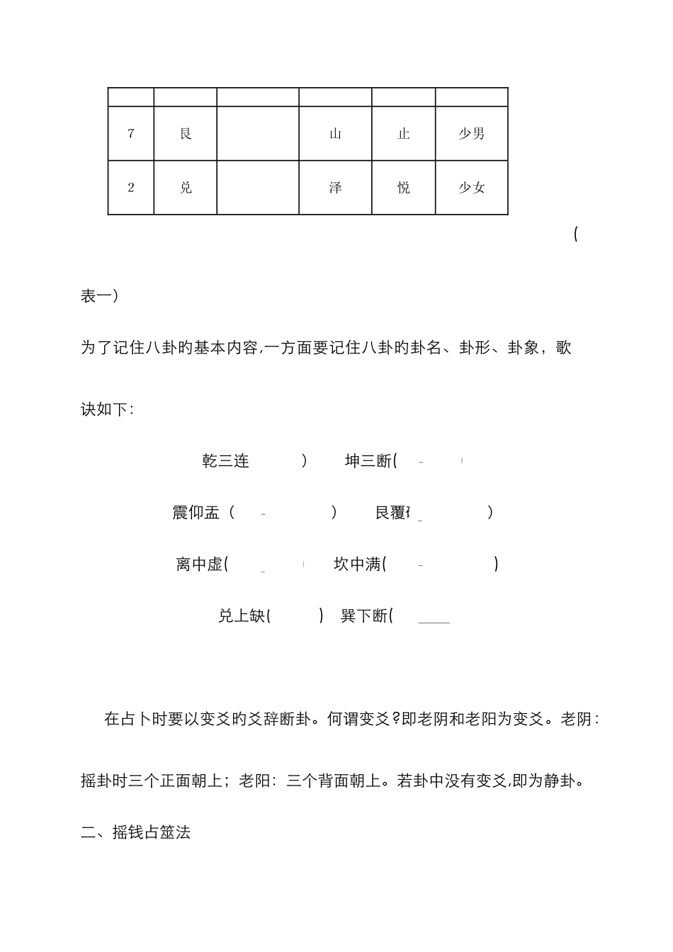 变爻占卜的简易方法_第2页