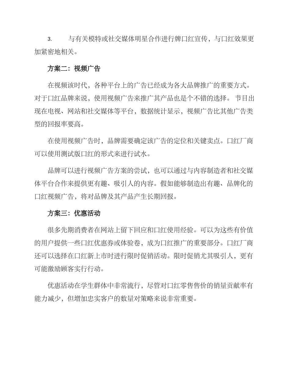 口红推广方案_第2页