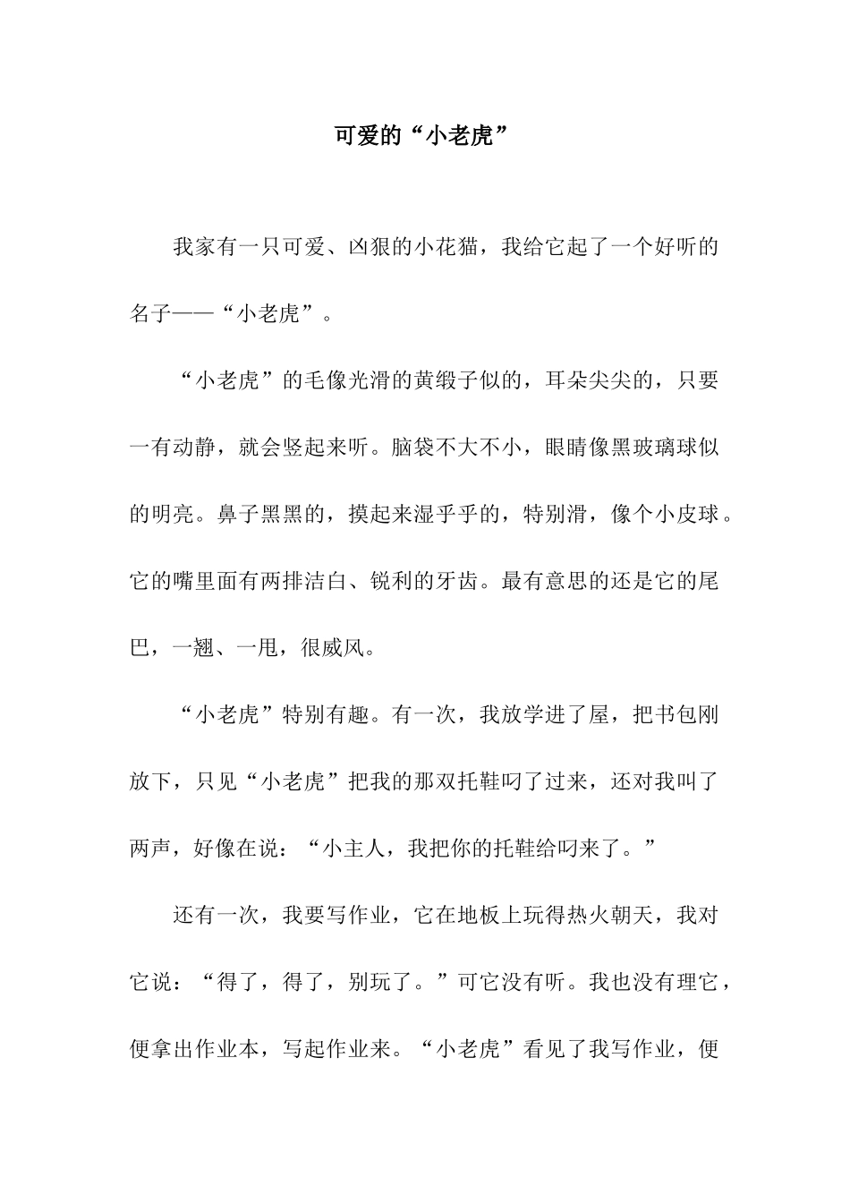 可爱的“小老虎”-3_第1页