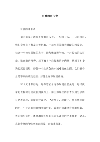 可爱的可卡犬-4