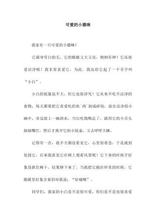 可爱的小猫咪-3
