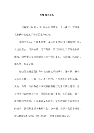 可爱的小花坛-3