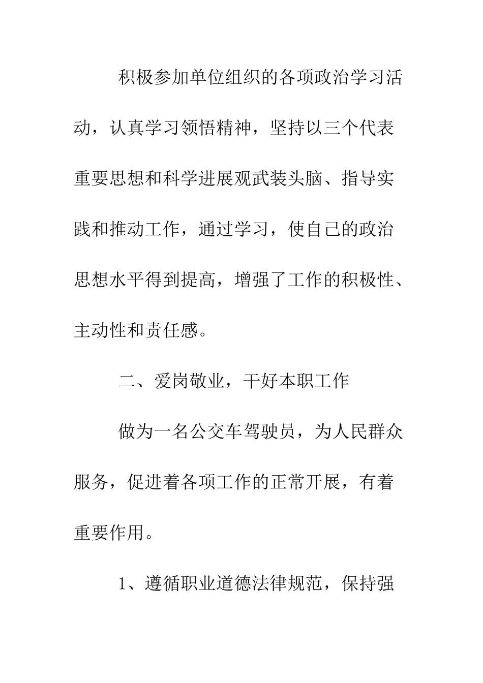 司机个人工作总结--精编范文_第2页