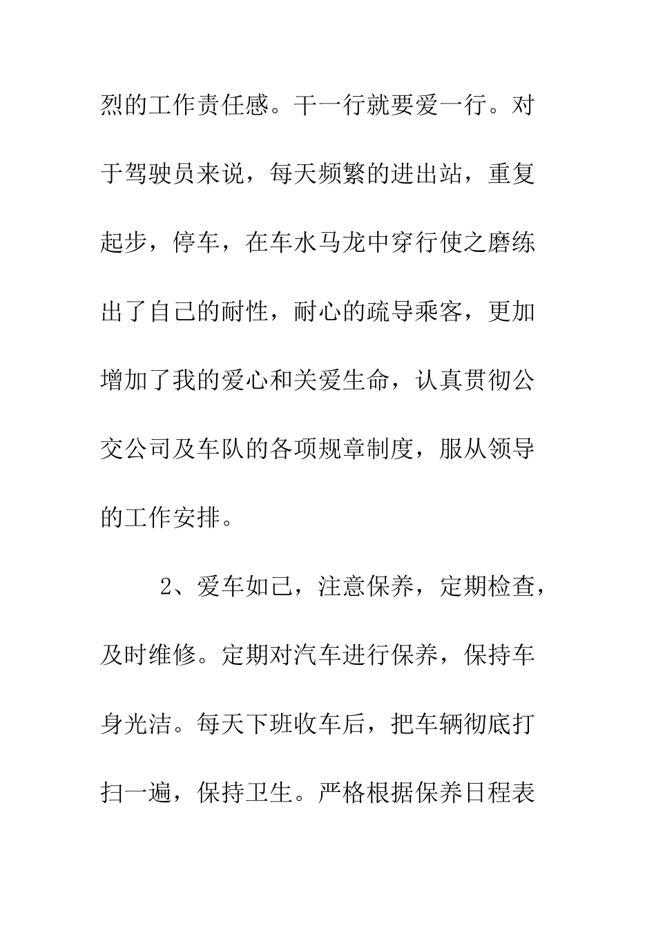 司机个人工作总结--精编范文_第3页