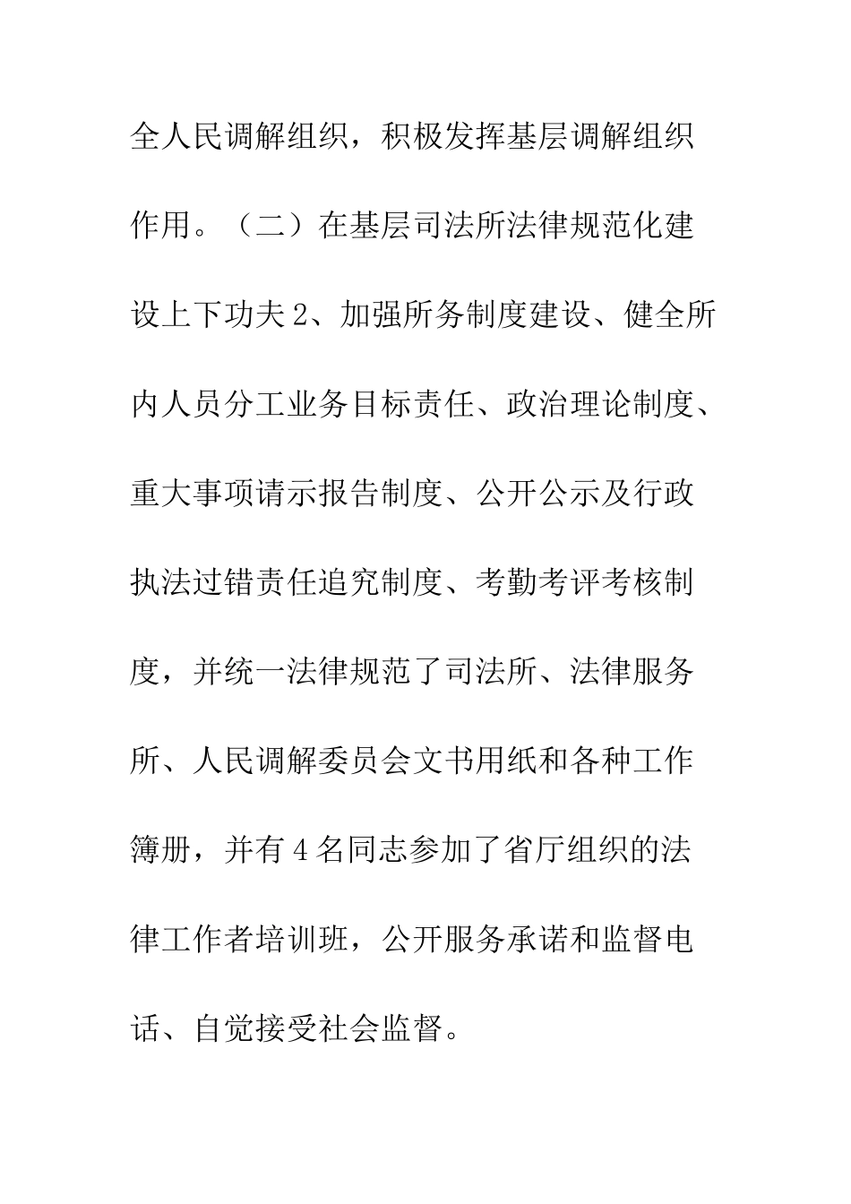 司法局2025年上半年工作总结和下半年工作安排--精编范文_第3页