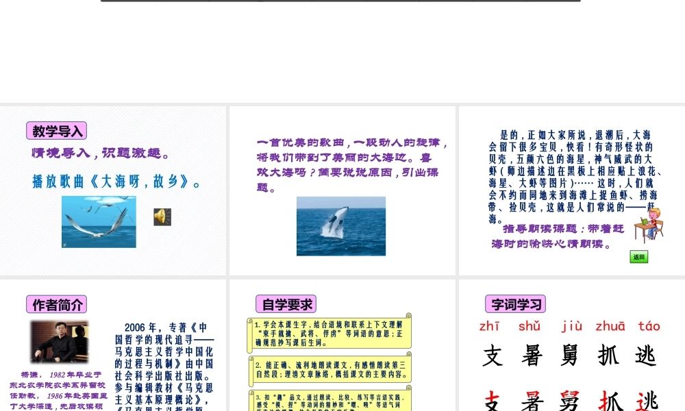 11 赶海-第一课时