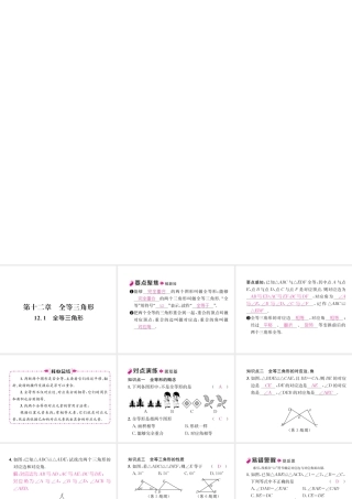 12.1   全等三角形