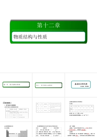 12-1-2考点二　原子结构与元素性质