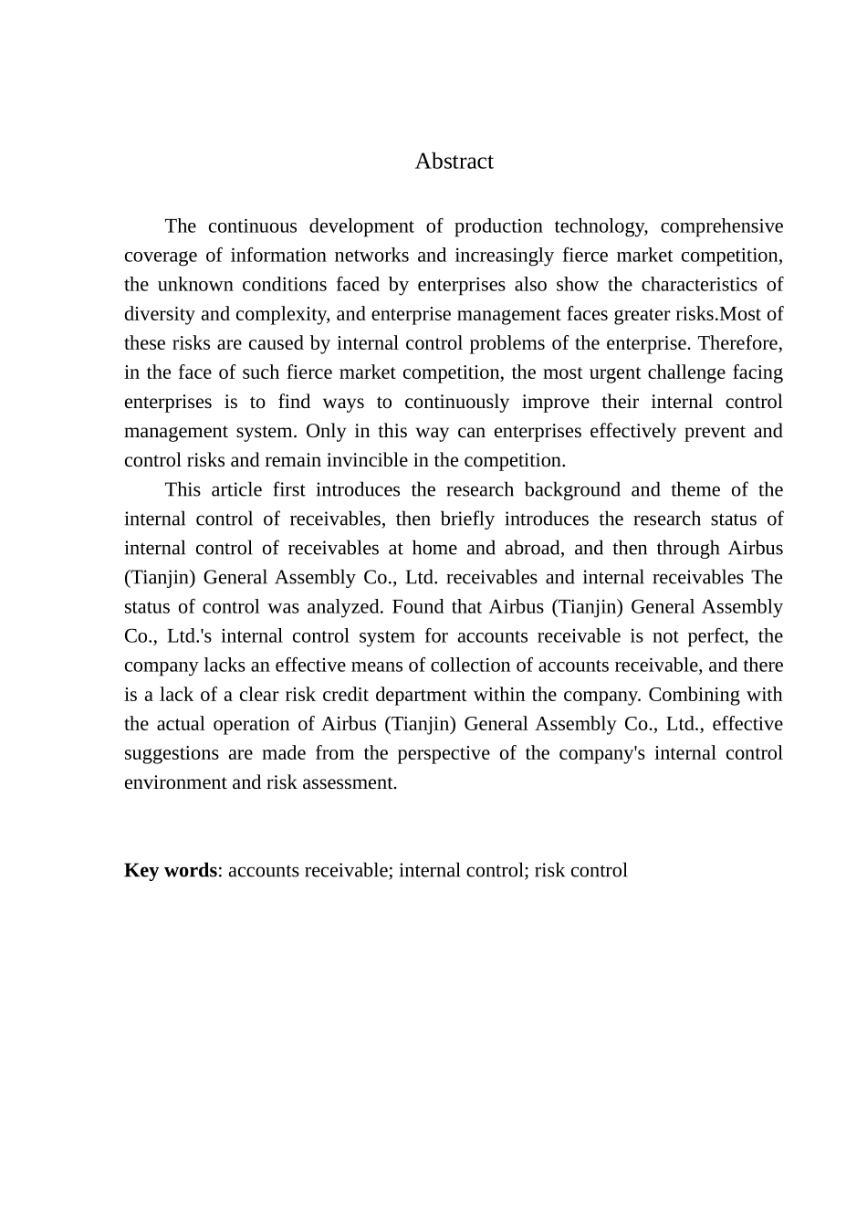 客车总装有限公司应收账款内部控制问题研究_第2页