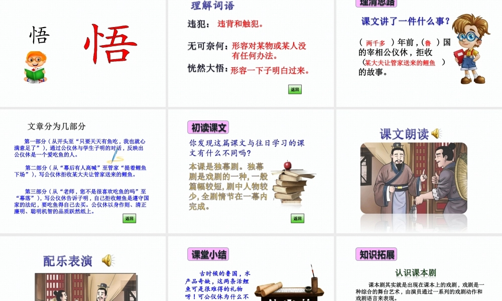 10 公仪休拒收礼物-第1课时