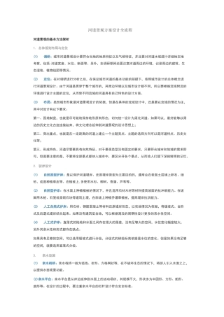 河道景观方案设计全流程