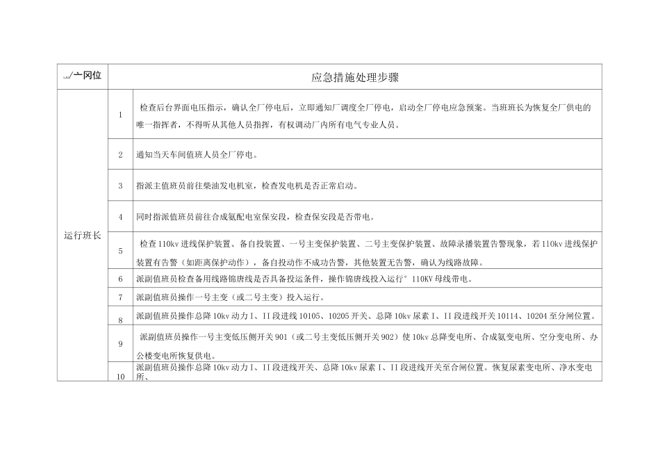 全厂停电应急预案模版_第2页