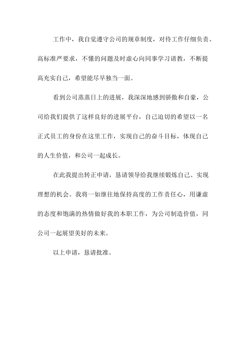 员工试用期转正申请报告_第2页