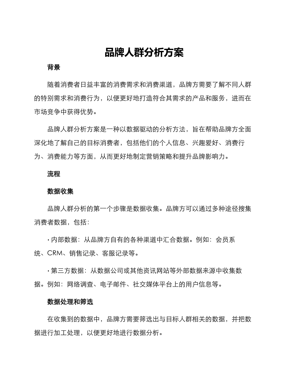 品牌人群分析方案_第1页