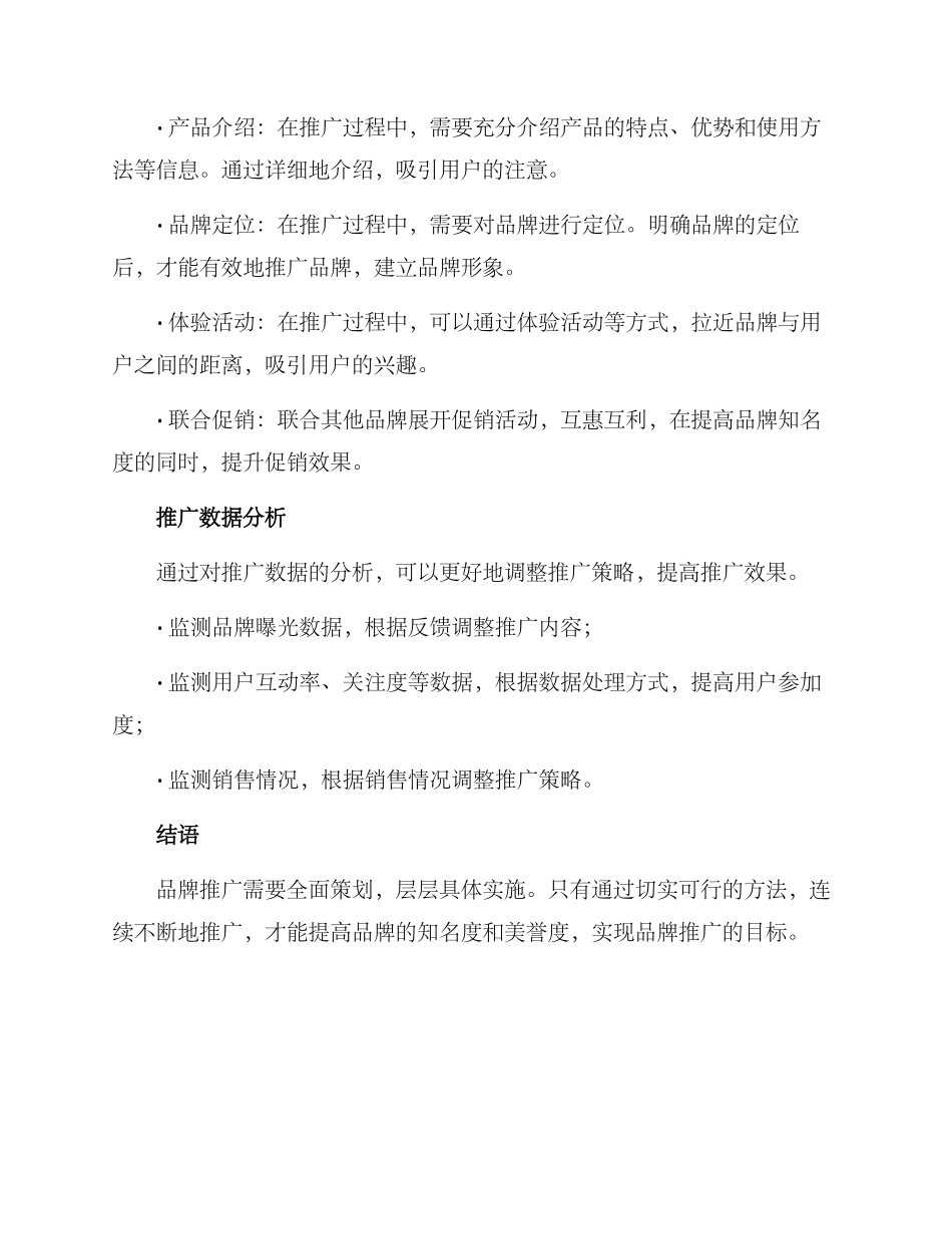 品牌公司推广方案_第3页