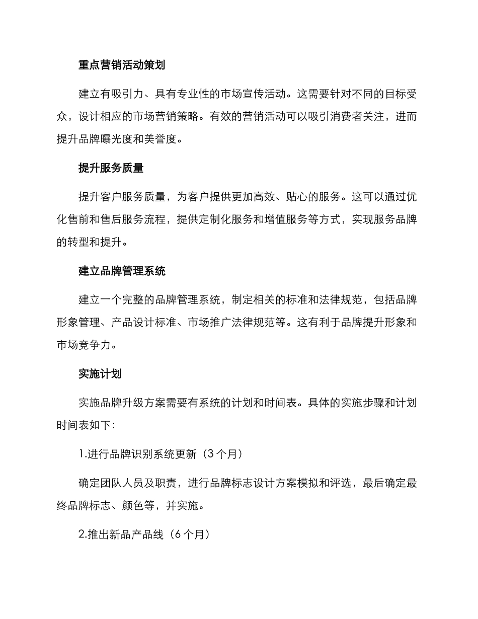 品牌升级策划方案_第2页