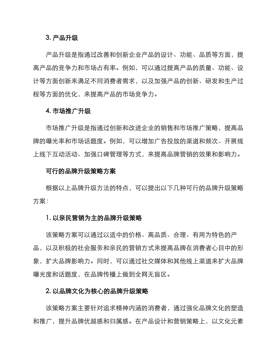品牌升级策略方案_第3页