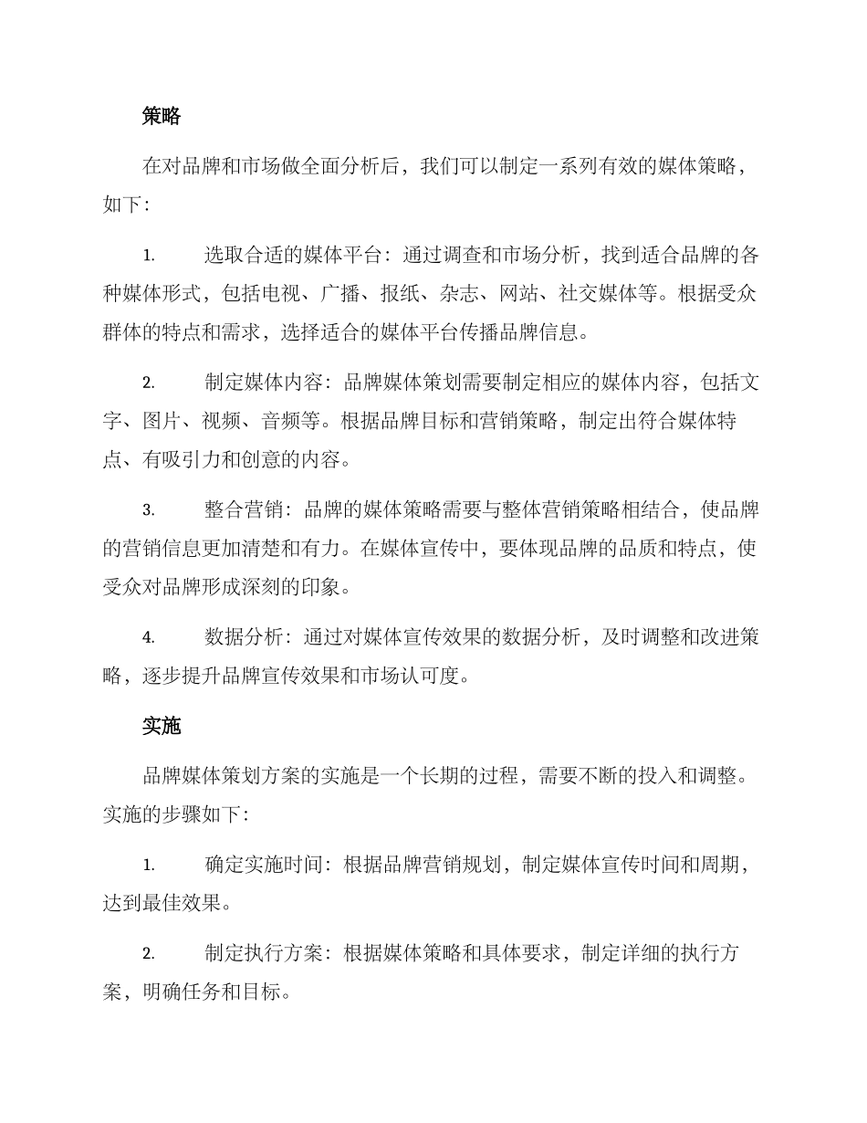 品牌媒体策划方案_第2页