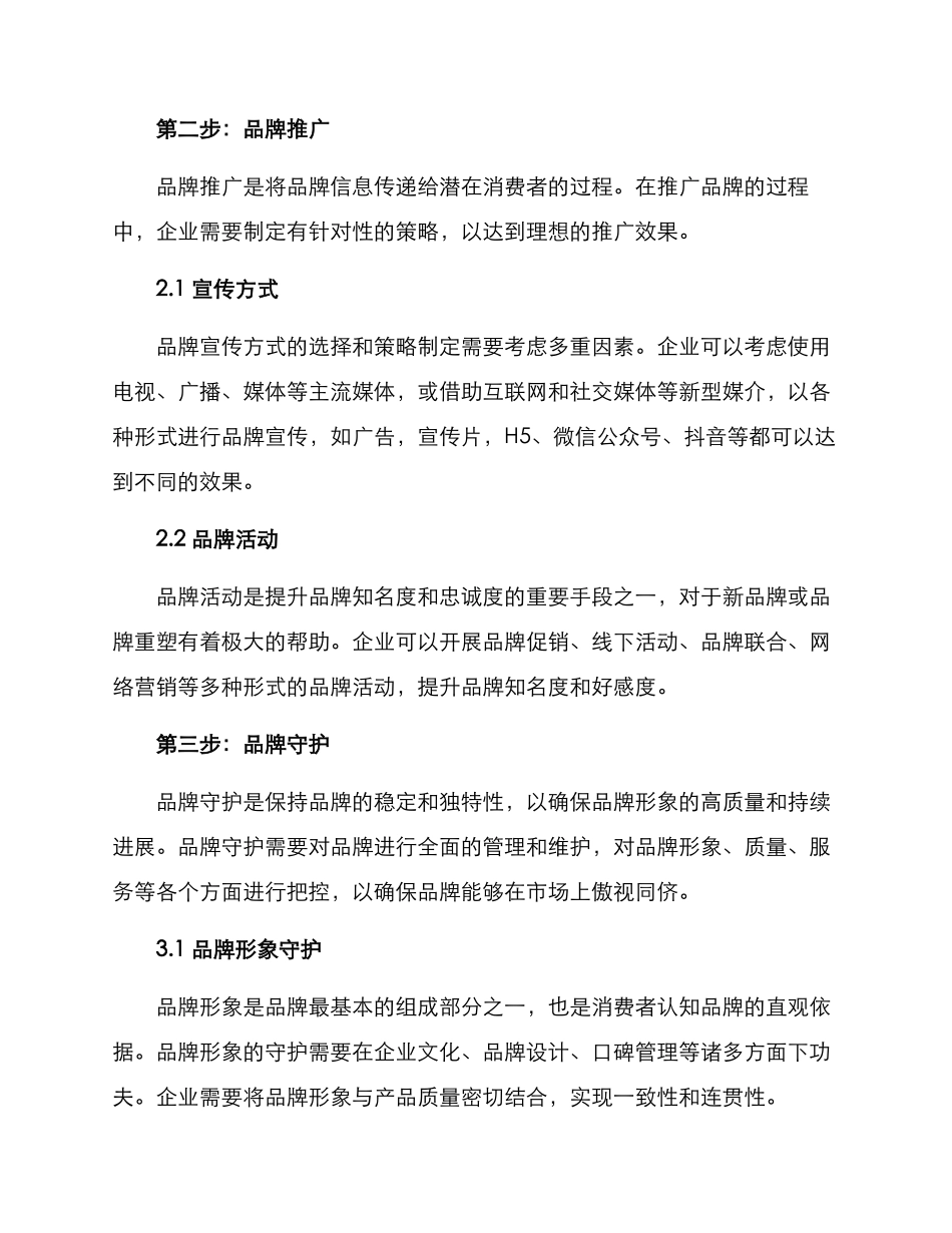品牌市场营销设计方案_第2页
