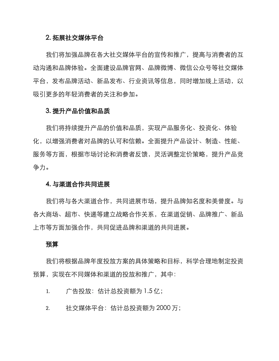 品牌年度投放方案_第2页