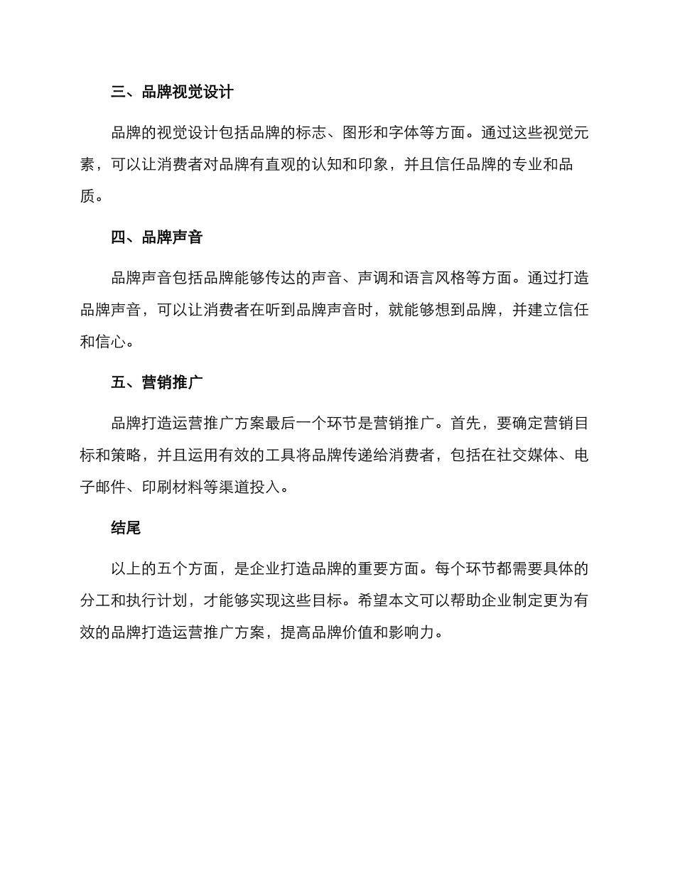 品牌打造运营推广方案_第2页