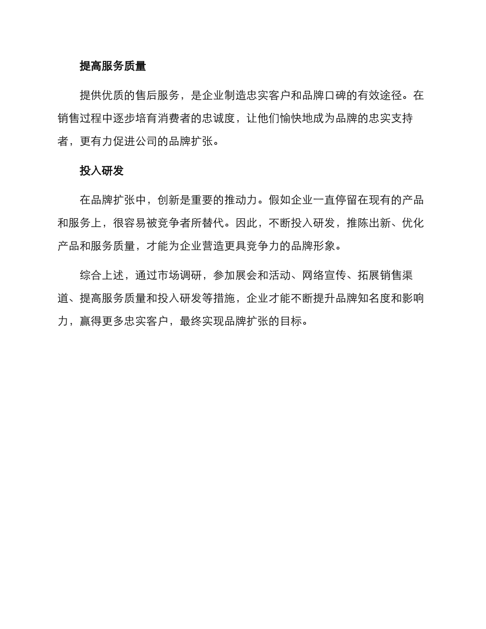 品牌扩张措施方案_第2页