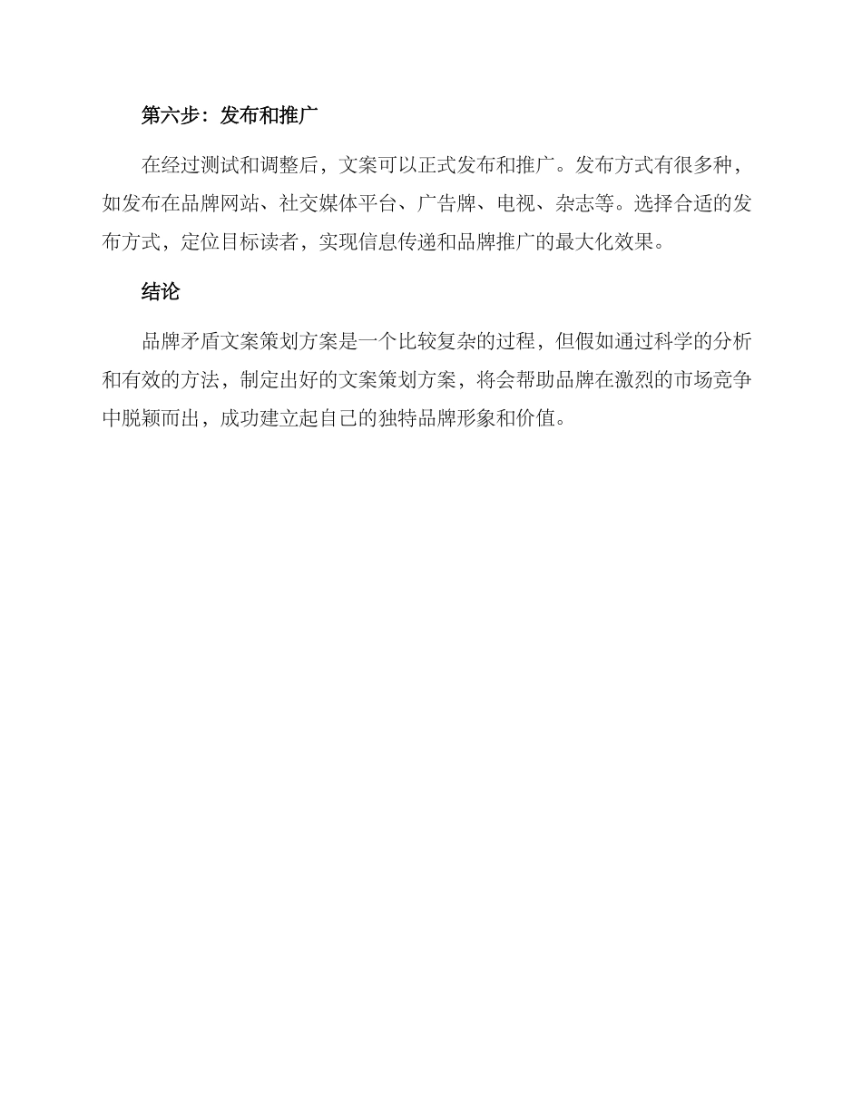 品牌矛盾文案策划方案_第3页