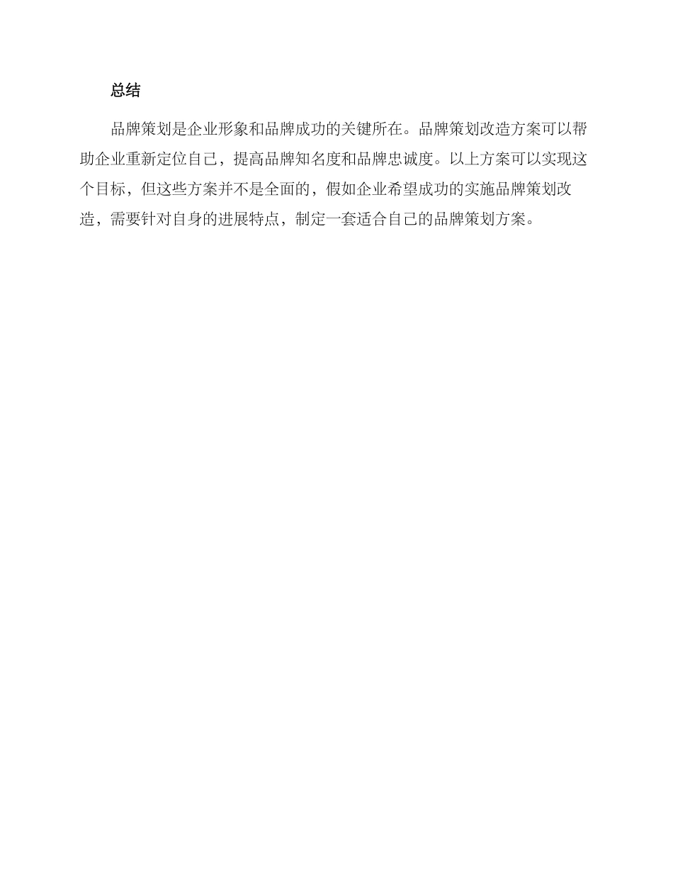 品牌策划改造方案_第3页