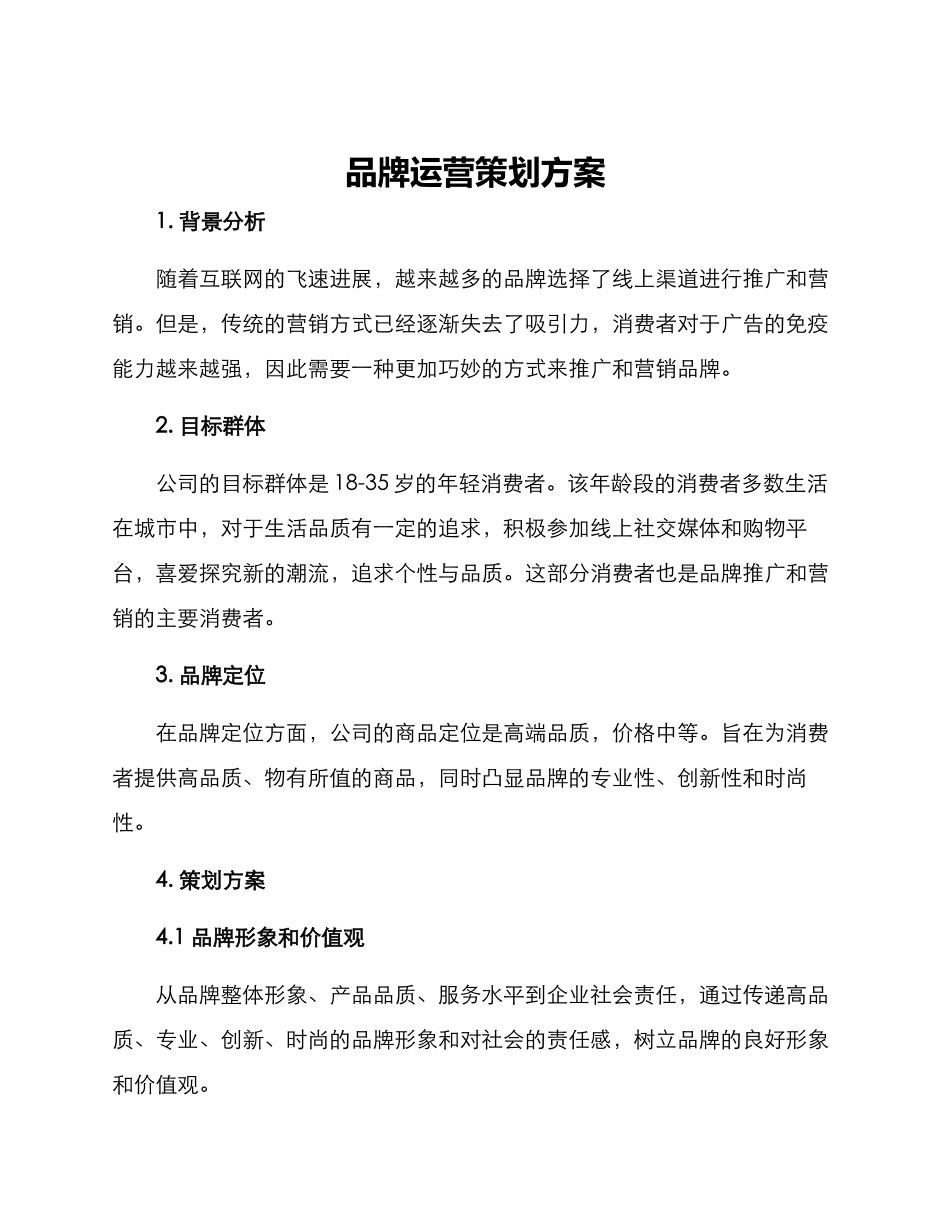 品牌运营策划方案_第1页