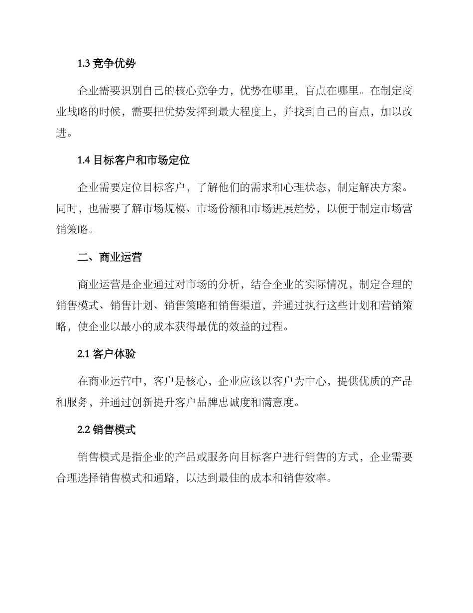商业战略运营方案_第2页