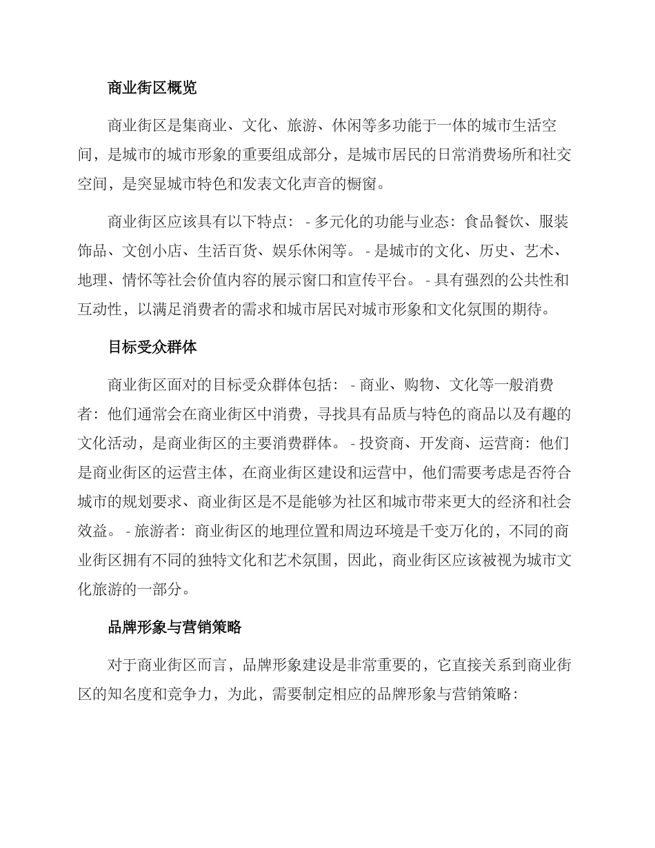 商业街区汇报方案_第2页
