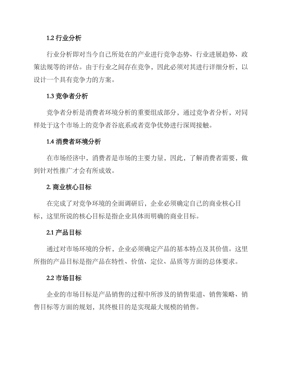 商业规划方案_第2页