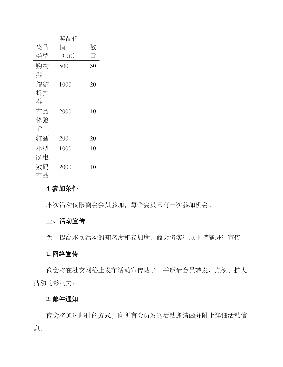 商会现金抽奖活动方案_第2页
