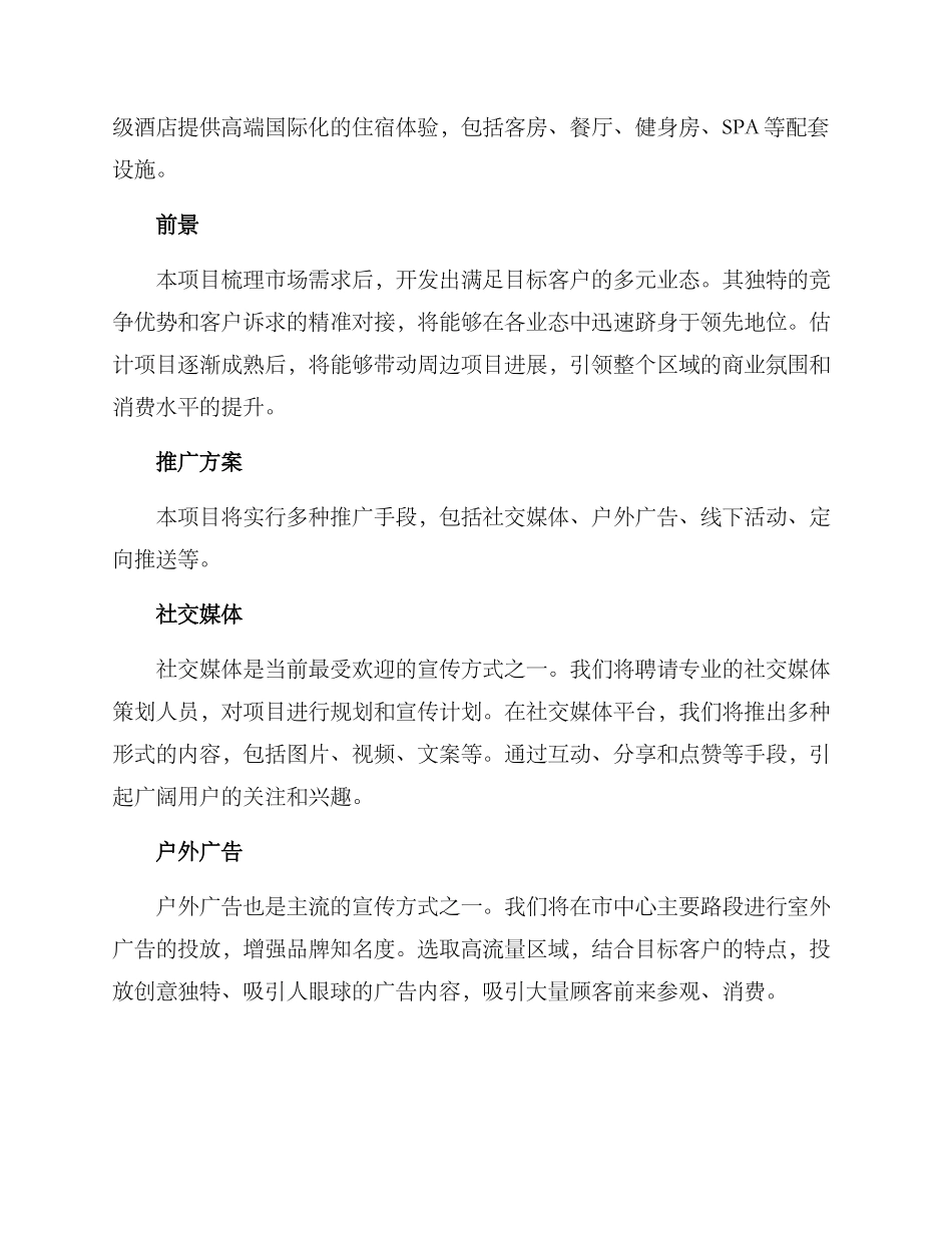 商办项目推介方案_第2页