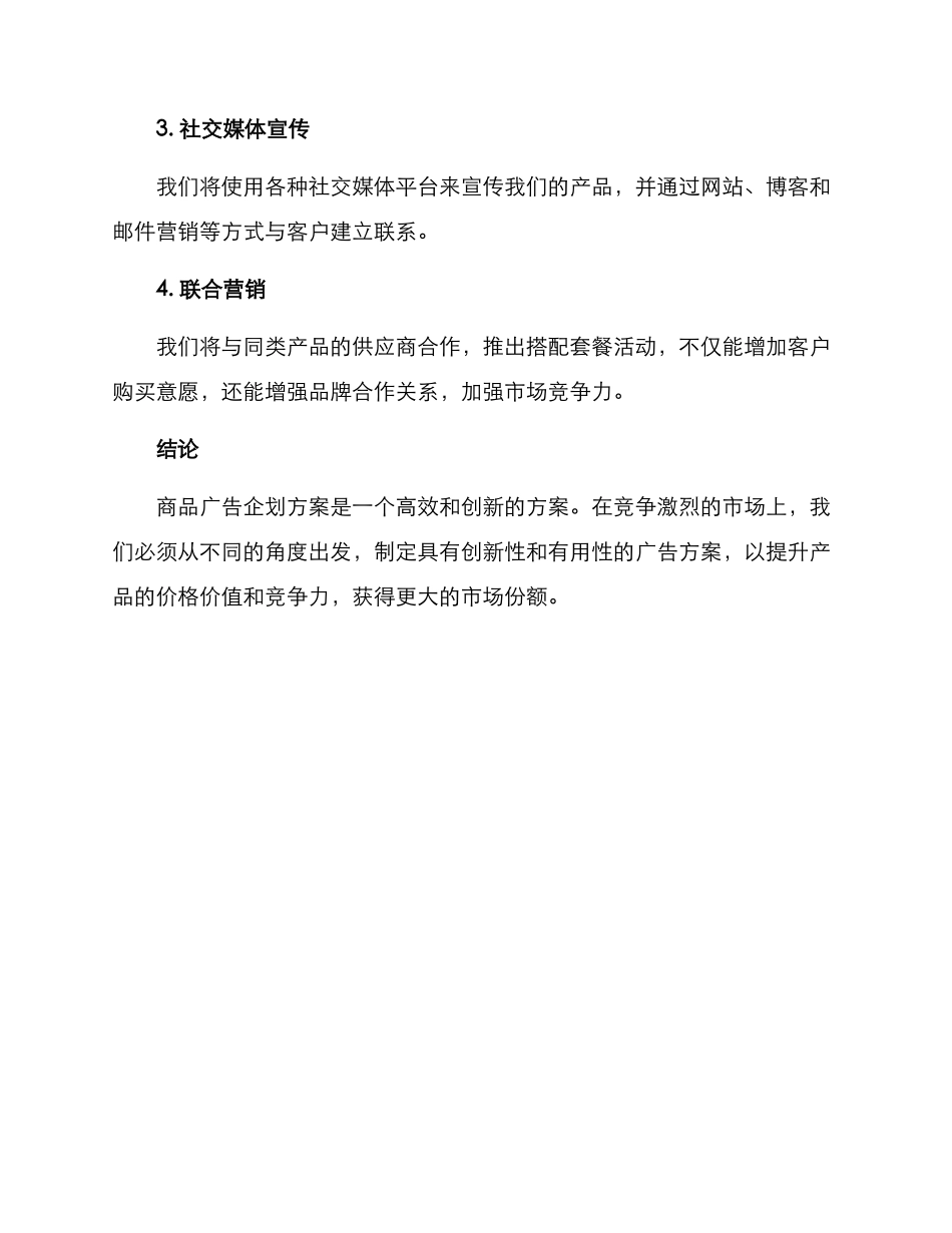 商品广告企划方案_第3页