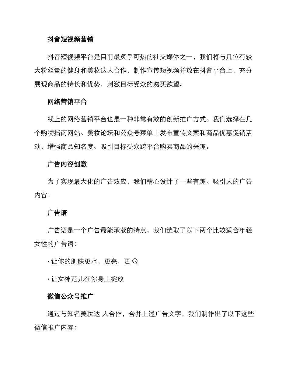 商品广告策划方案_第2页