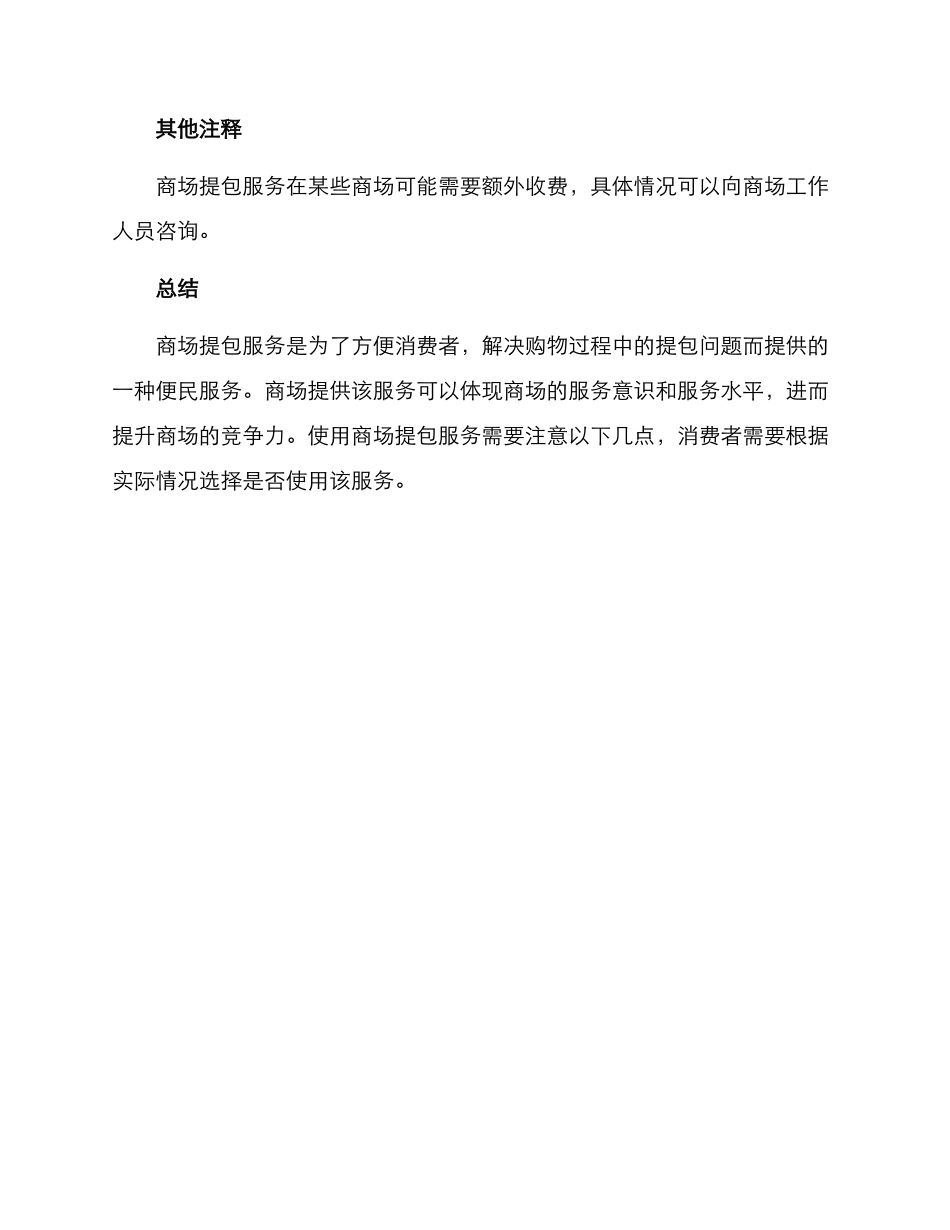 商场提包服务方案_第3页