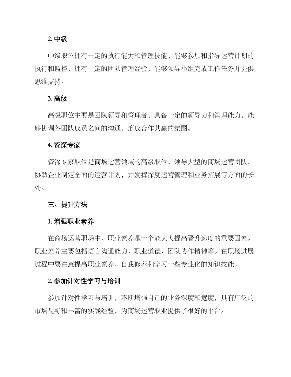 商场运营晋升方案_第3页