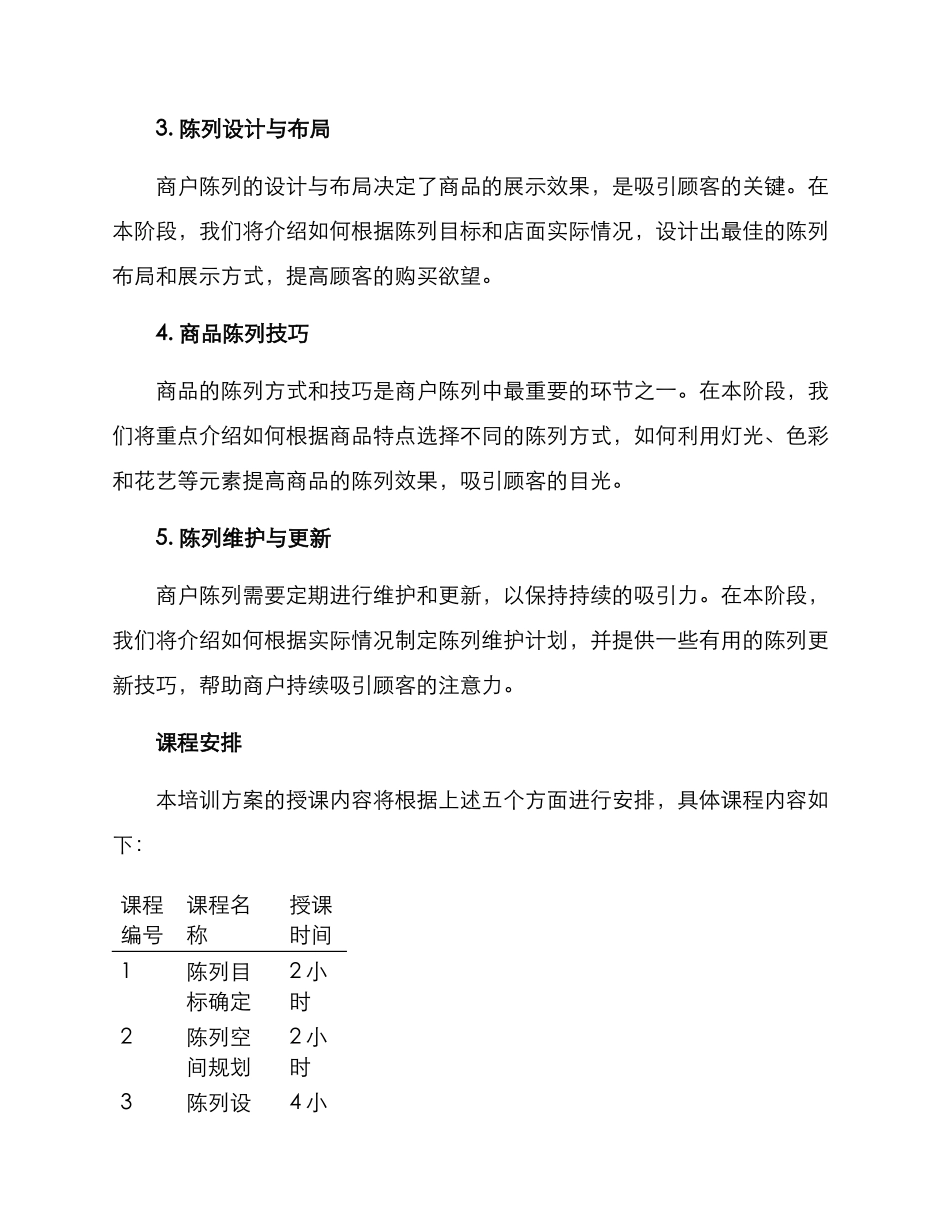 商户陈列培训方案_第2页