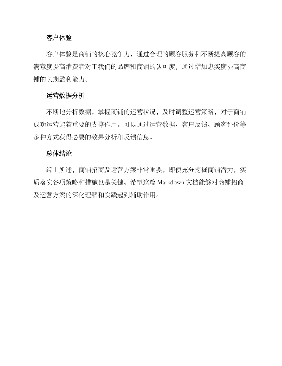 商铺招商及运营方案_第3页