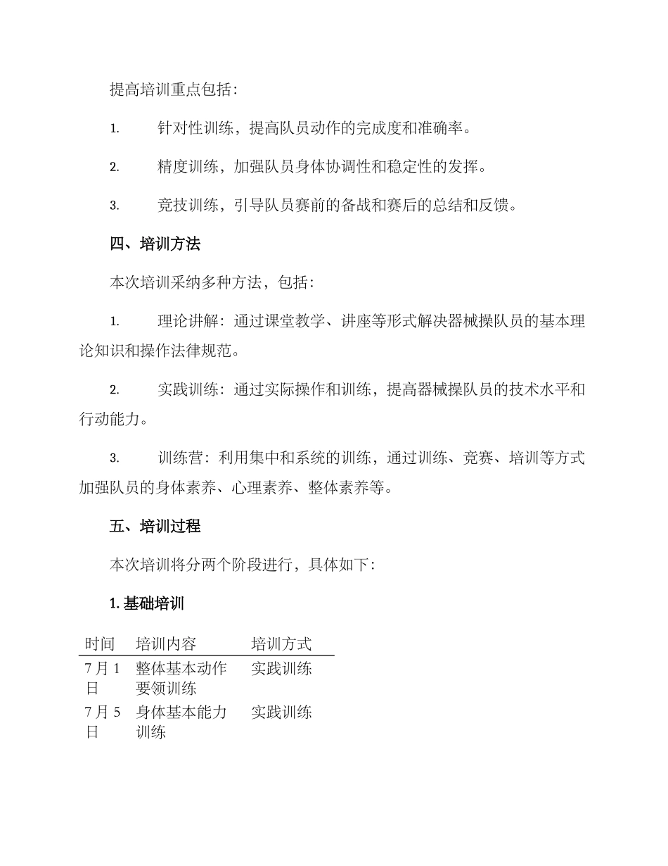 器械操排练培训方案_第2页