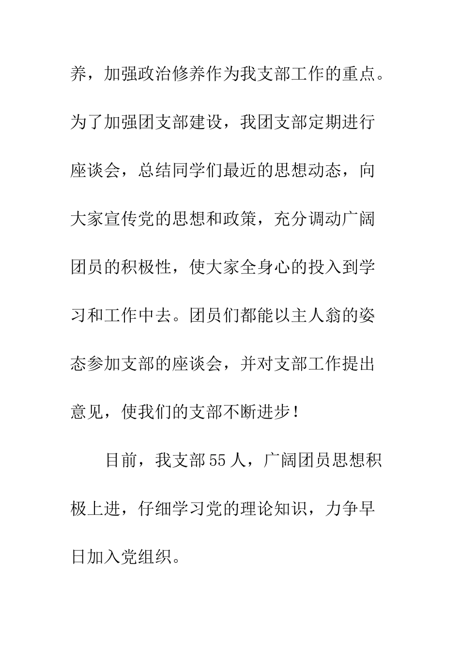 团支部五四红旗团支部申报材料--精编范文_第3页