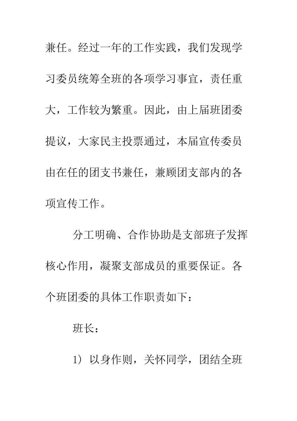 团支部工作汇报材料--精编范文_第3页